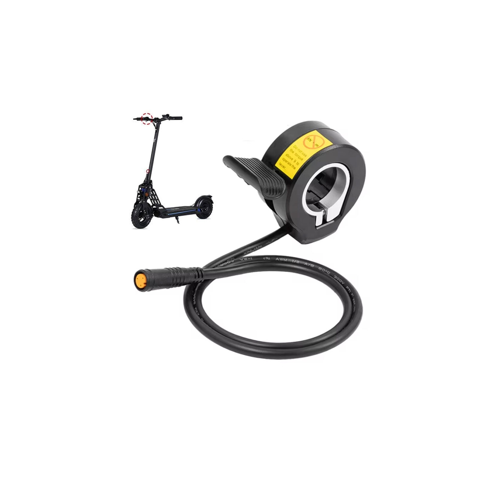 Acelerador para Ecoxtrem - Conector waterproof 6mm