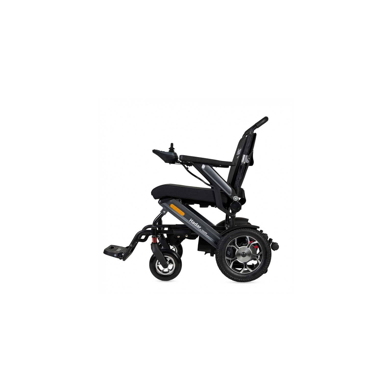 Cadeira de rodas dobrável HADAR | Motor duplo de 250 W e bateria de lítio de 12 Ah