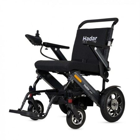 Fauteuil roulant pliable HADAR | Double moteur de 250 W et batterie au lithium de 12 Ah