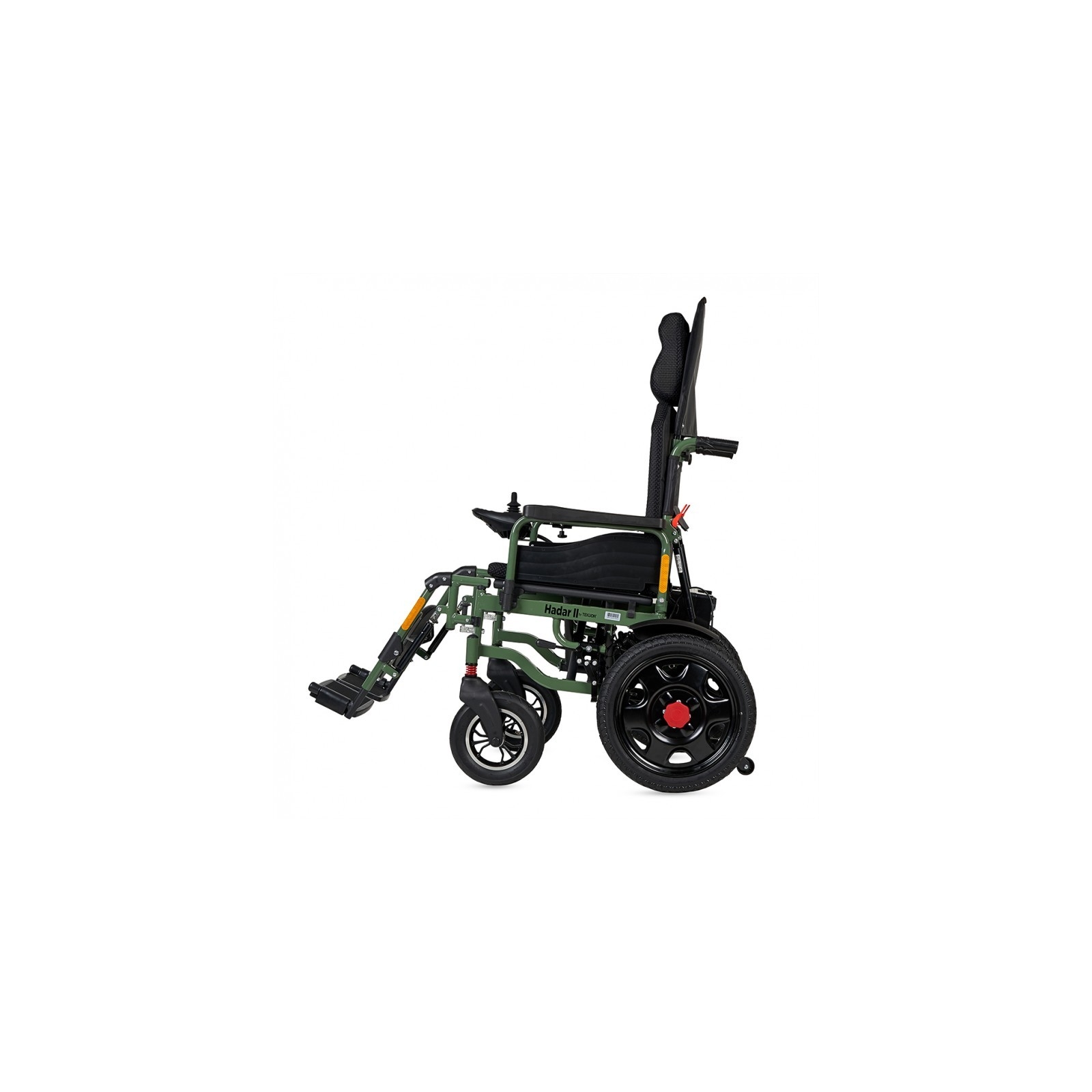 Fauteuil roulant pliable HADAR-02 | Double moteur de 250 W et batterie au lithium de 12 Ah