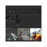 Universal mobile phone holder for bicycles and motorcycle handlebars