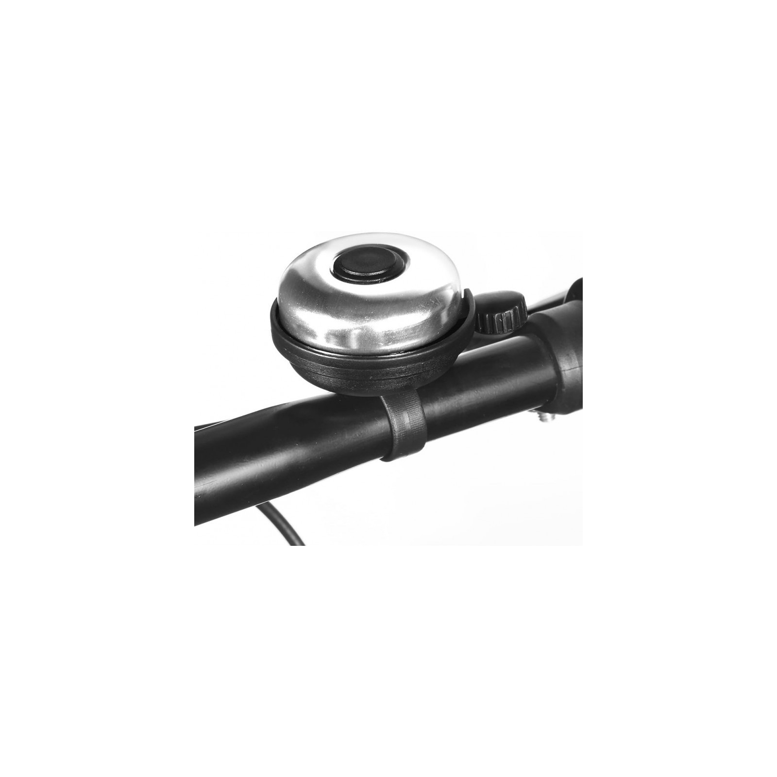 Aluminum bicycle bell with a loud, clear and crisp sound