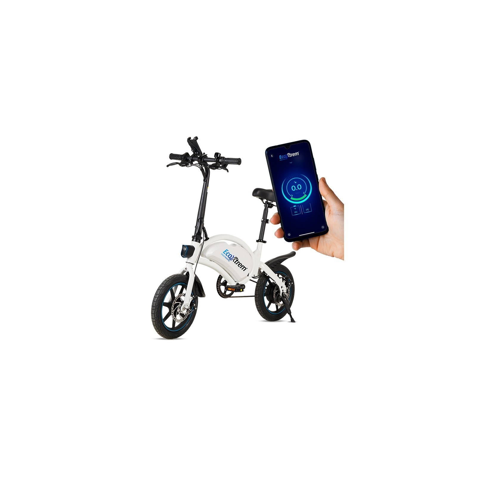 Bicicleta eléctrica 250W con pedales y aplicación