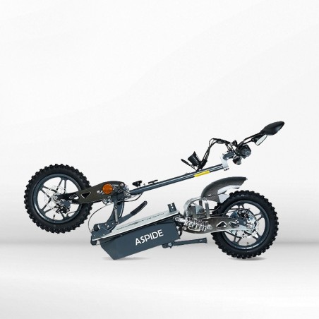 Plaque d'immatriculation en métal pour scooter électrique Aspide
