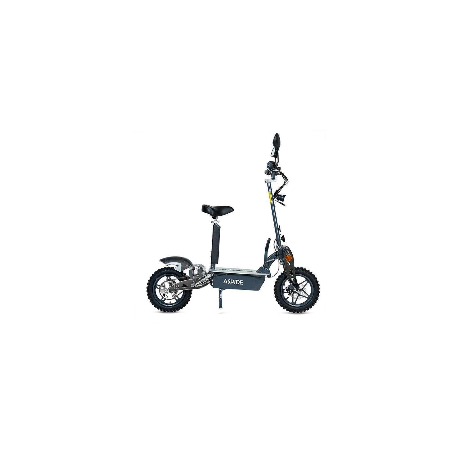 Plaque d'immatriculation en métal pour scooter électrique Aspide