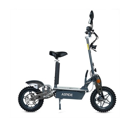 Scooter elétrica com placa de metal Aspide