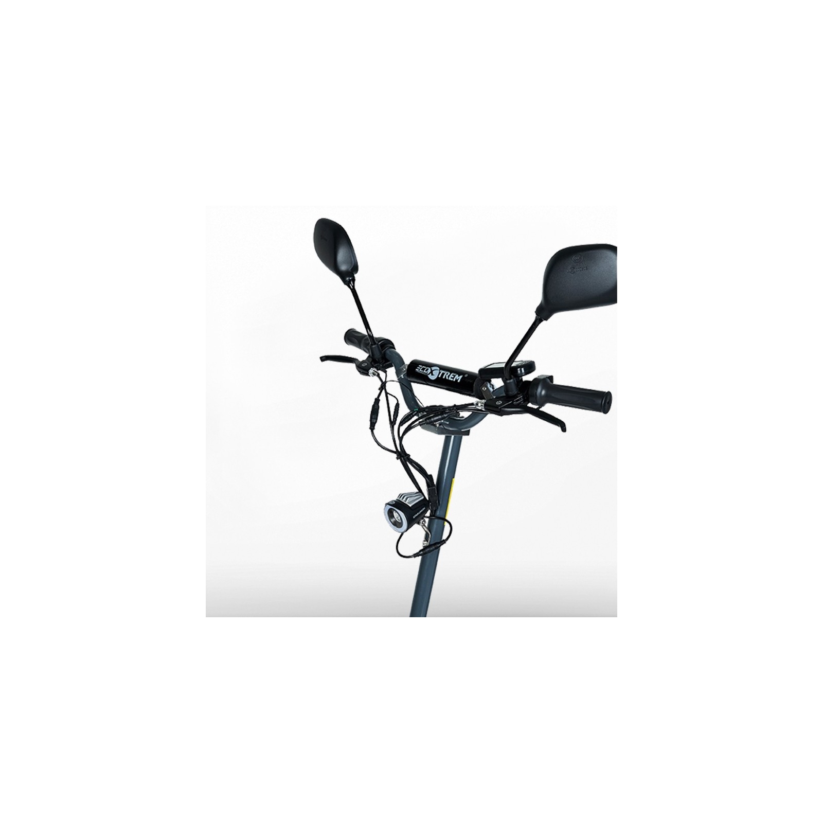 Scooter elétrica com placa de metal Aspide